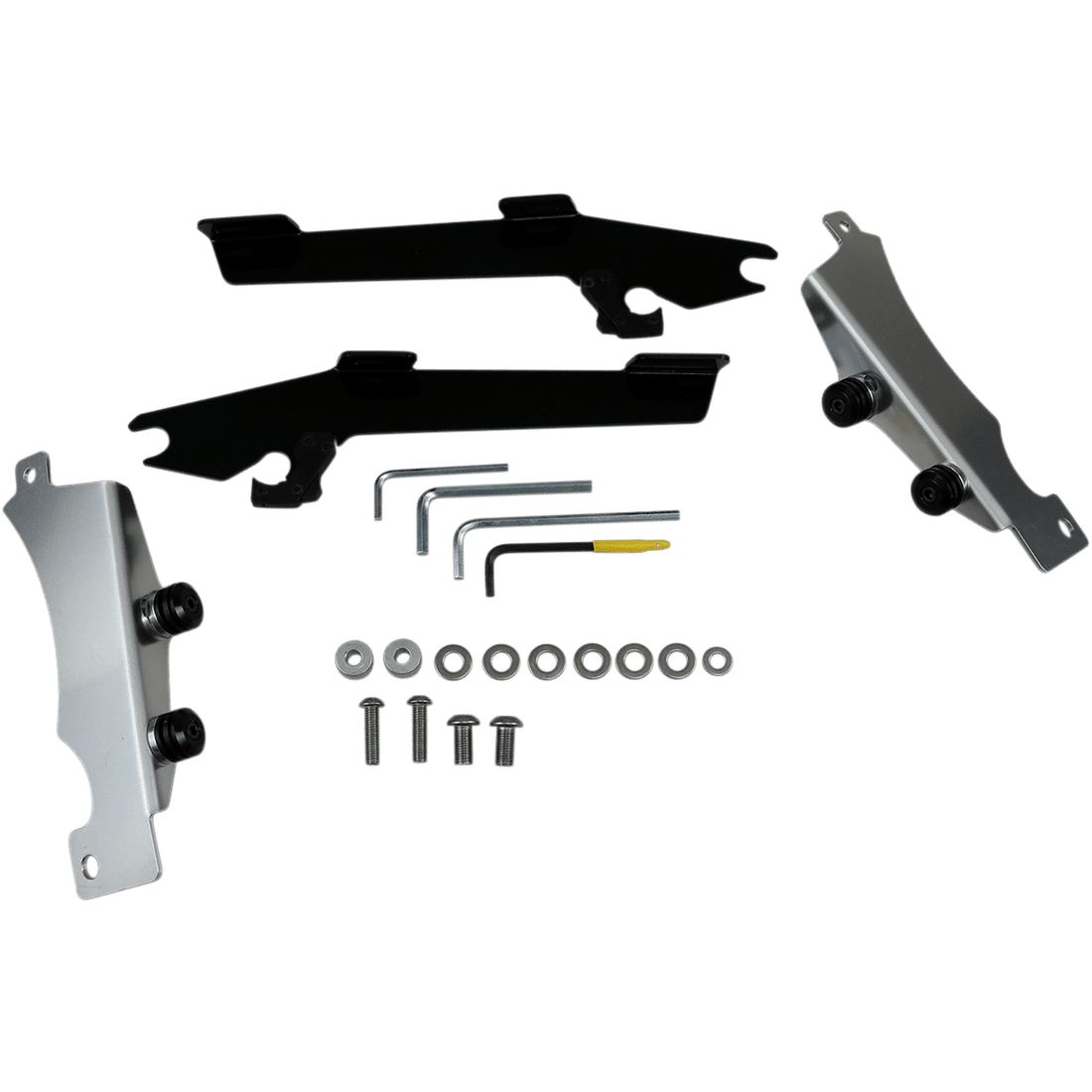 MEMPHIS SHADES Batwing Trigger Lock Mounting Kit V Star Black MEK1910