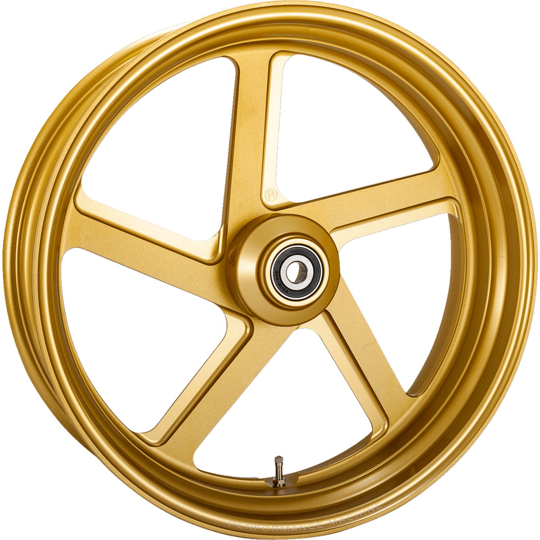 PERFORMANCE MACHINE PM Wheel Pro-Am Front Dual Disc/without ABS Gold Ops™ 21x3.5 12027106RPROSMG