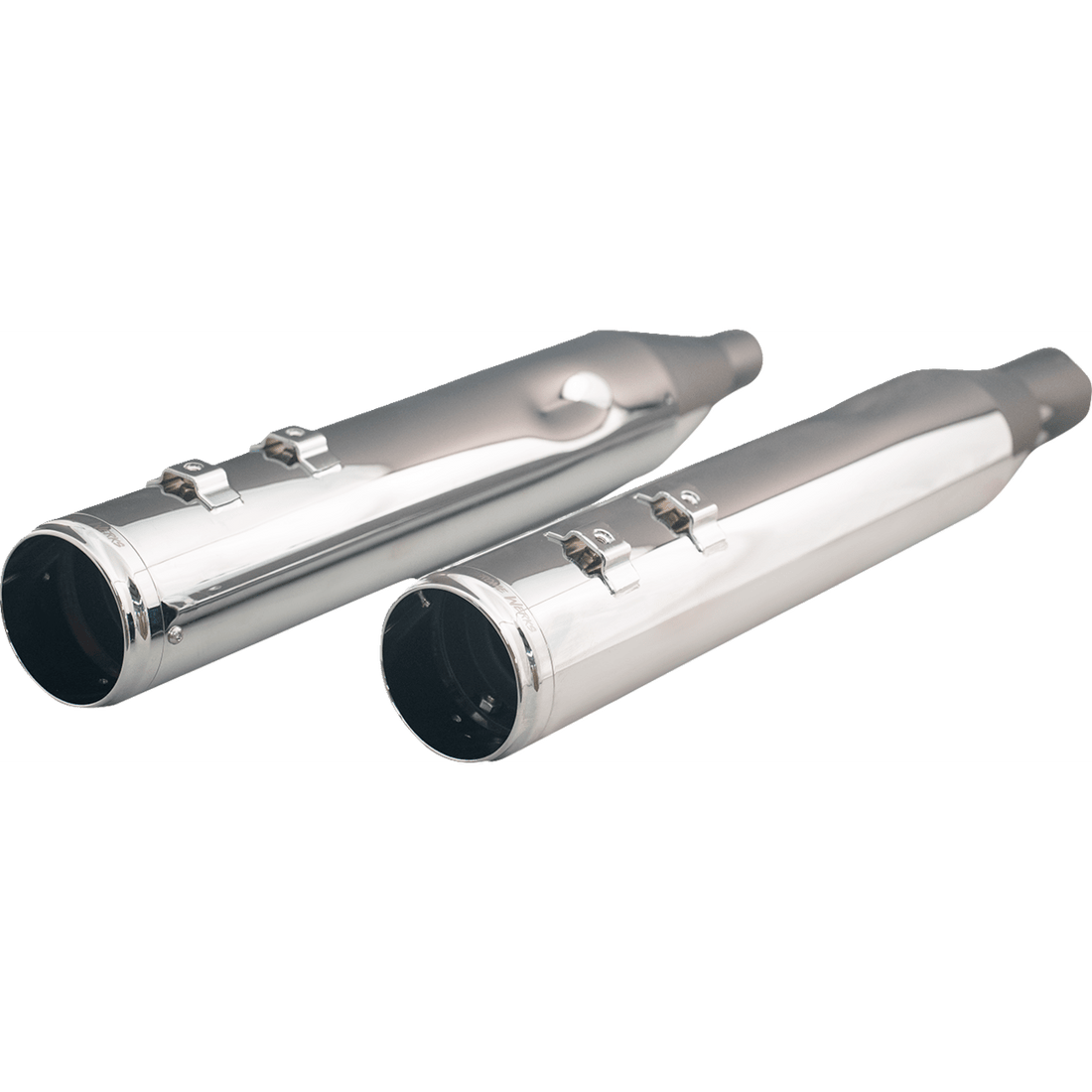 KHROME WERKS 4-1/2" HP-Plus® Slip-On Mufflers with Race Tip Chrome Twin Cam