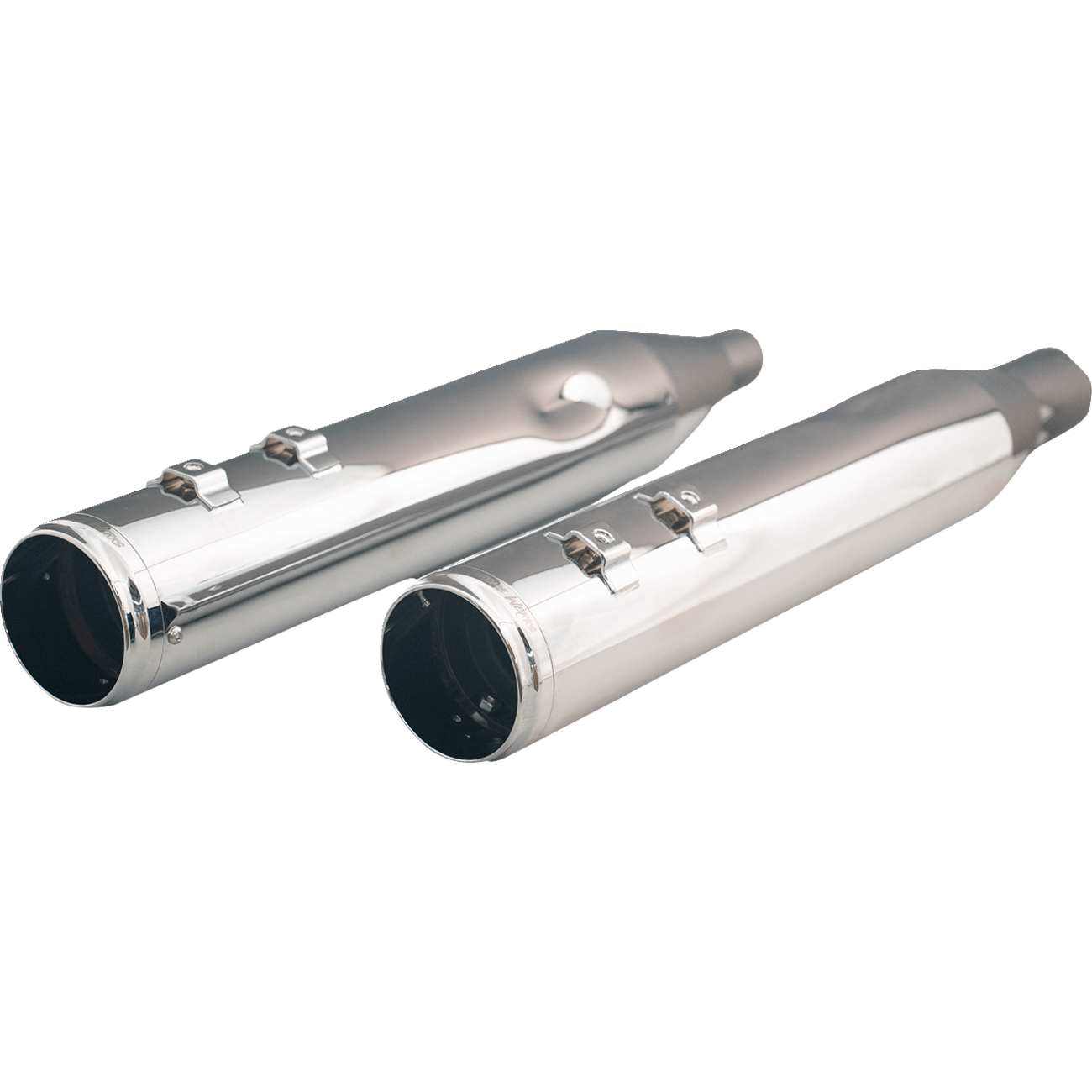 KHROME WERKS 4-1/2" HP-Plus® Slip-On Mufflers with Race Tip Chrome Twin Cam