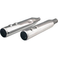 KHROME WERKS 4-1/2" HP-Plus® Slip-On Mufflers with Race Tip Chrome Twin Cam