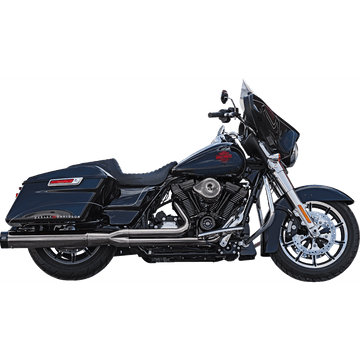 S&S CYCLE 2-into-1 Lava Chrome Sidewinder® Exhaust System 49-State 5501086