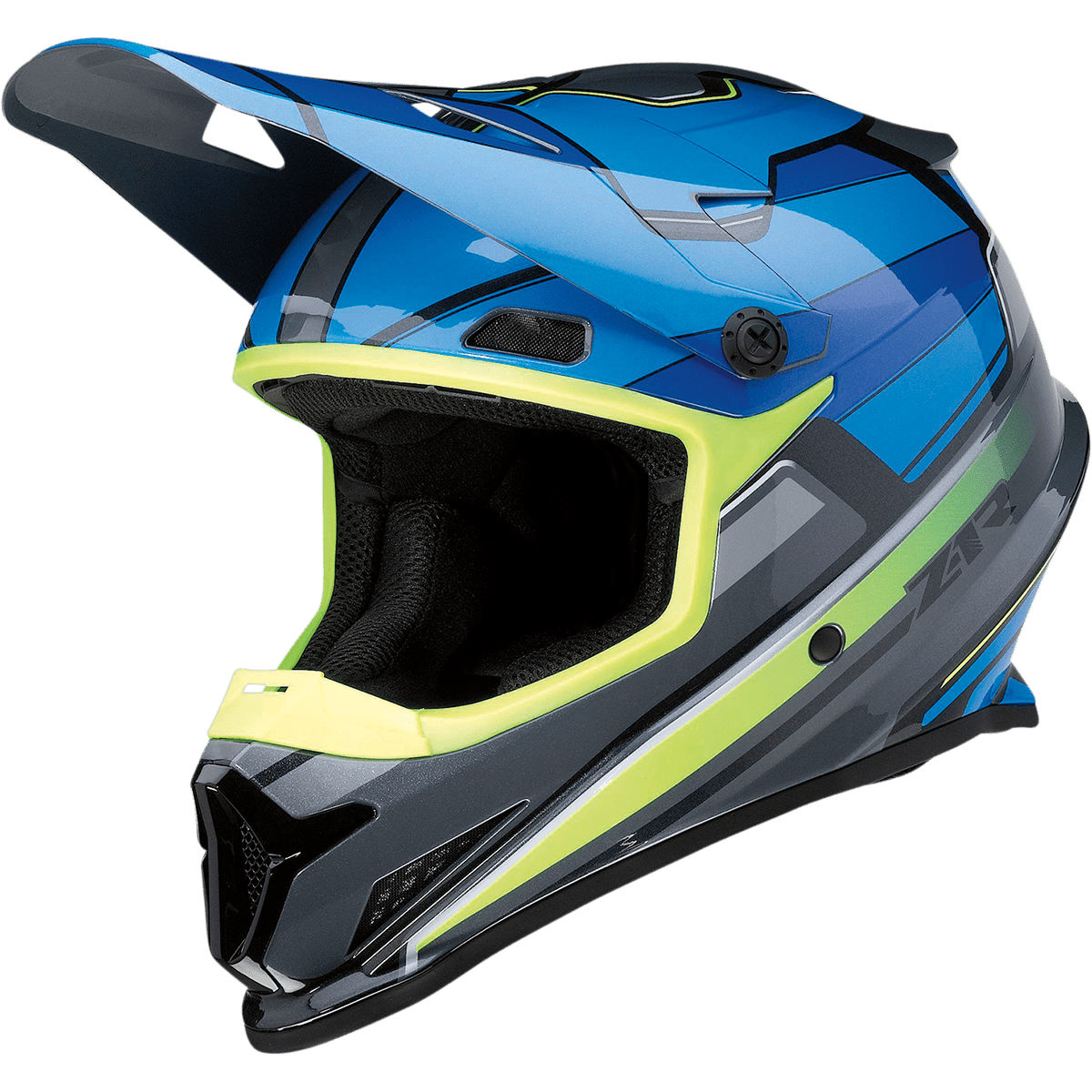 Z1R Rise Helmet MC Blue/Hi-Vis Yellow 4XL