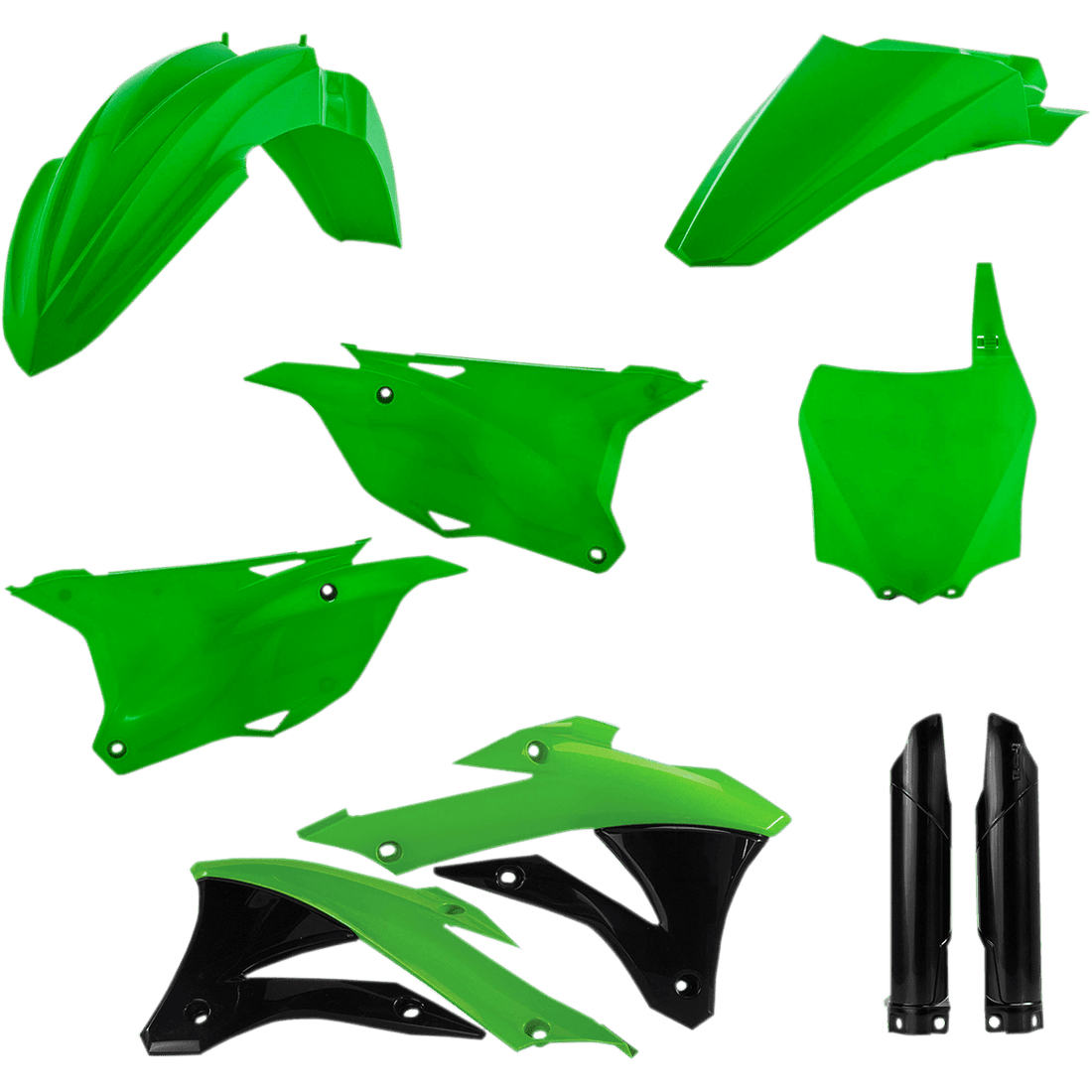 ACERBIS Full Replacement Body Kit OEM Green/Black 2374116812