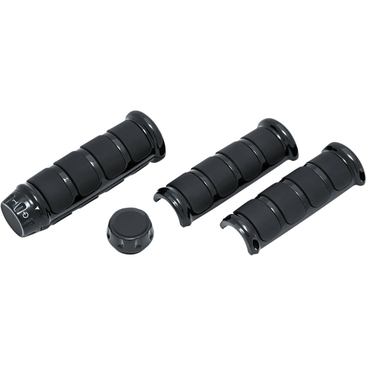 KURYAKYN Grips ISO® Three-Piece Black