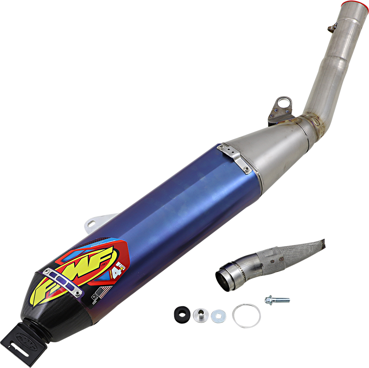 FMF Factory 4.1 RCT Muffler Anodized Titanium 044466