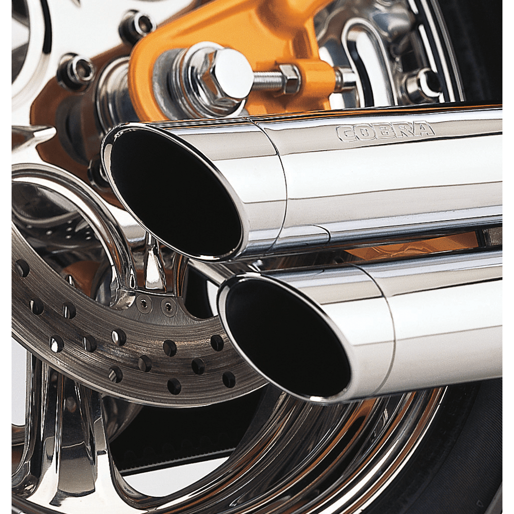 COBRA Speedster Slashdown Exhaust Chrome '91-'05 Dyna 6855