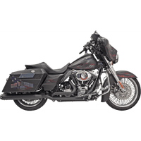 BASSANI XHAUST Down Under Exhaust Black Straight Can 1F76RB