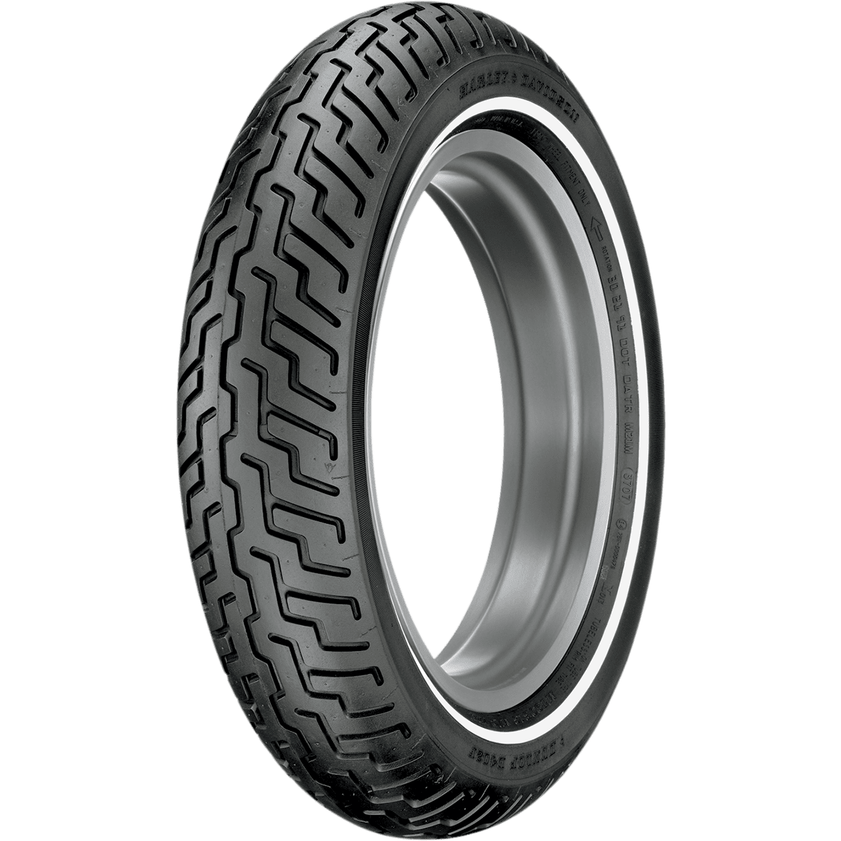 DUNLOP Tire D402 Front MT90-16 Narrow Whitewall 72H 45006655