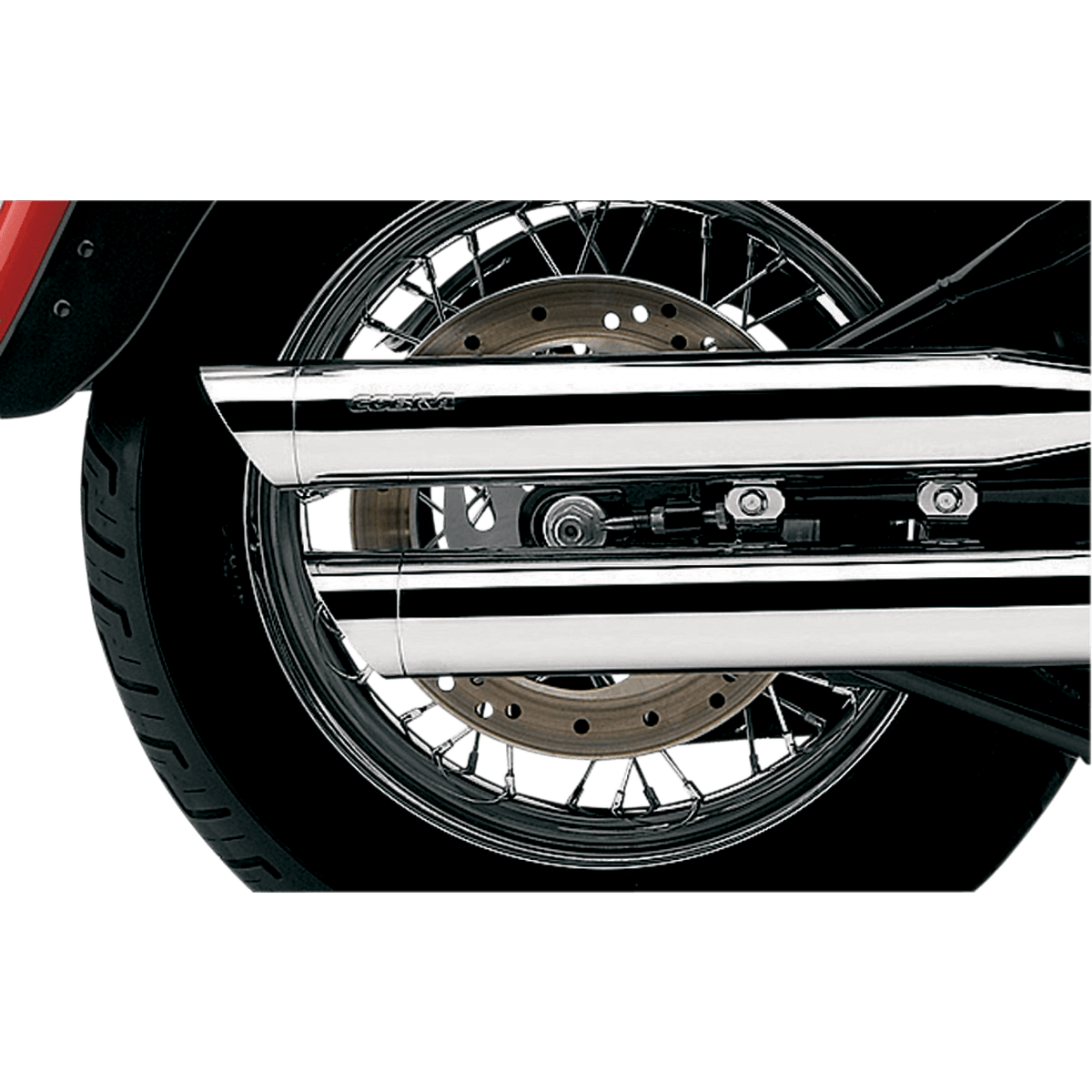 COBRA Chrome Slashcut Mufflers 6004