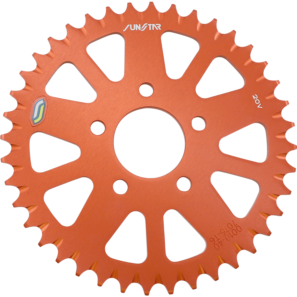 SUNSTAR SPROCKETS Rear Sprocket 40 Tooth KTM Works/Orange