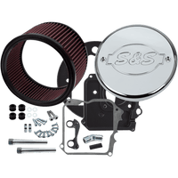 S&S CYCLE Air Cleaner Kit with Cover S&S Logo Chrome 1700295E