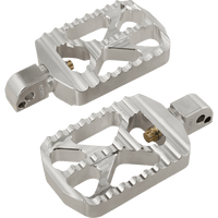 JOKER MACHINE Bear Claw Footpegs Silver Harley-Davidson 086467