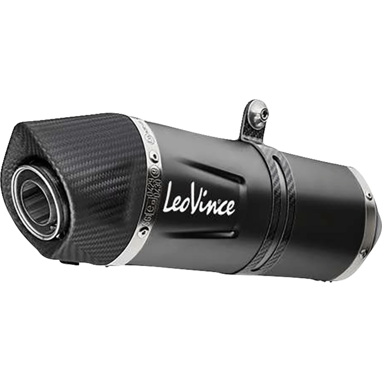 LEOVINCE LV One EVO Slip-On Muffler Black Stainless Steel 14446EBU