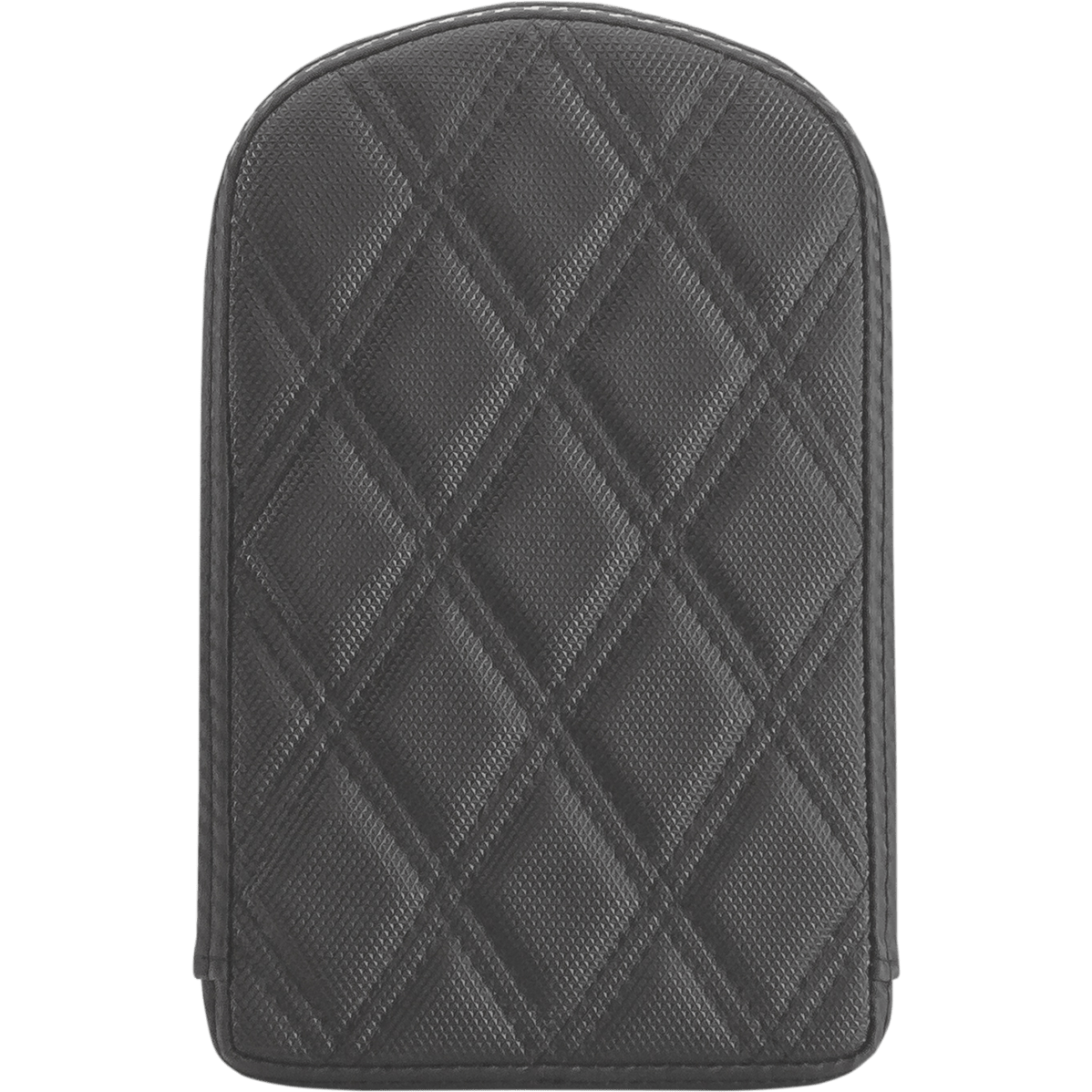 SADDLEMEN Sissy Bar Pad Lattice Stitched Black 0411SDC