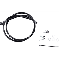 DRAG SPECIALTIES Brake Line Front (Upper) Black