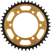 SUPERSPROX Stealth Rear Sprocket 42 Tooth Gold Kawasaki/Yamaha/Suzuki RST48642GLD