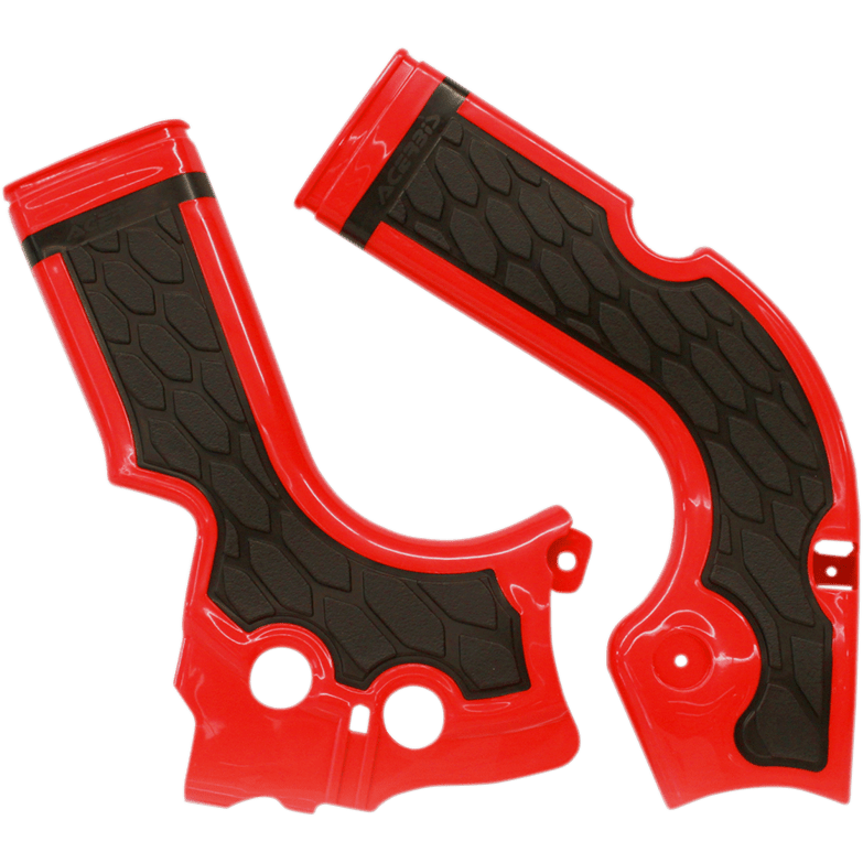 ACERBIS X-Grip Frame Guards Red/Black CRF 250R/450R