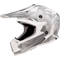 MOOSE RACING Youth F.I. Helmet Agroid Camo MIPS® Gray/White Large 01111531