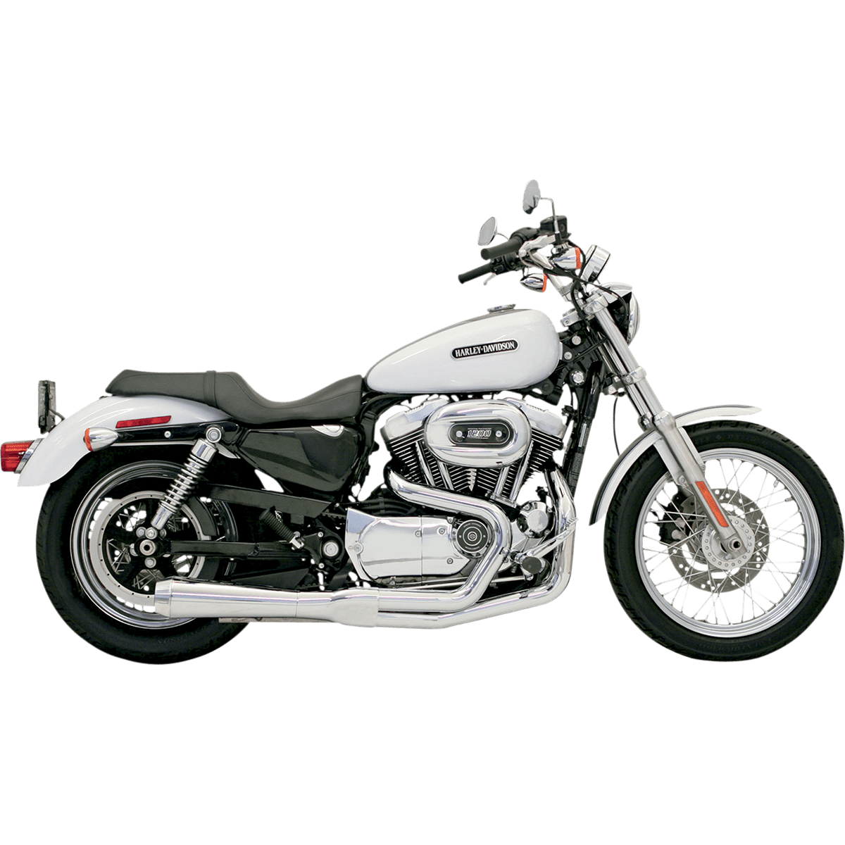 BASSANI XHAUST Road Rage Exhaust Chrome '86-'03 XL 14212J