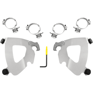 MEMPHIS SHADES Gauntlet Mounting Kit Polished FXLR MEK2033