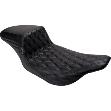 LE PERA Kickflip Seat Double Diamond Black FL '97-'07 LH597DD