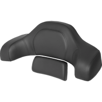 SADDLEMEN RoadSofa™ Tour-Pak® Pad Black w/ Black Stitching Indian '14-'22 I1407TPACKRS