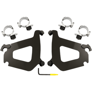 MEMPHIS SHADES Bullet Mounting Kit XV19 Black MEB2010