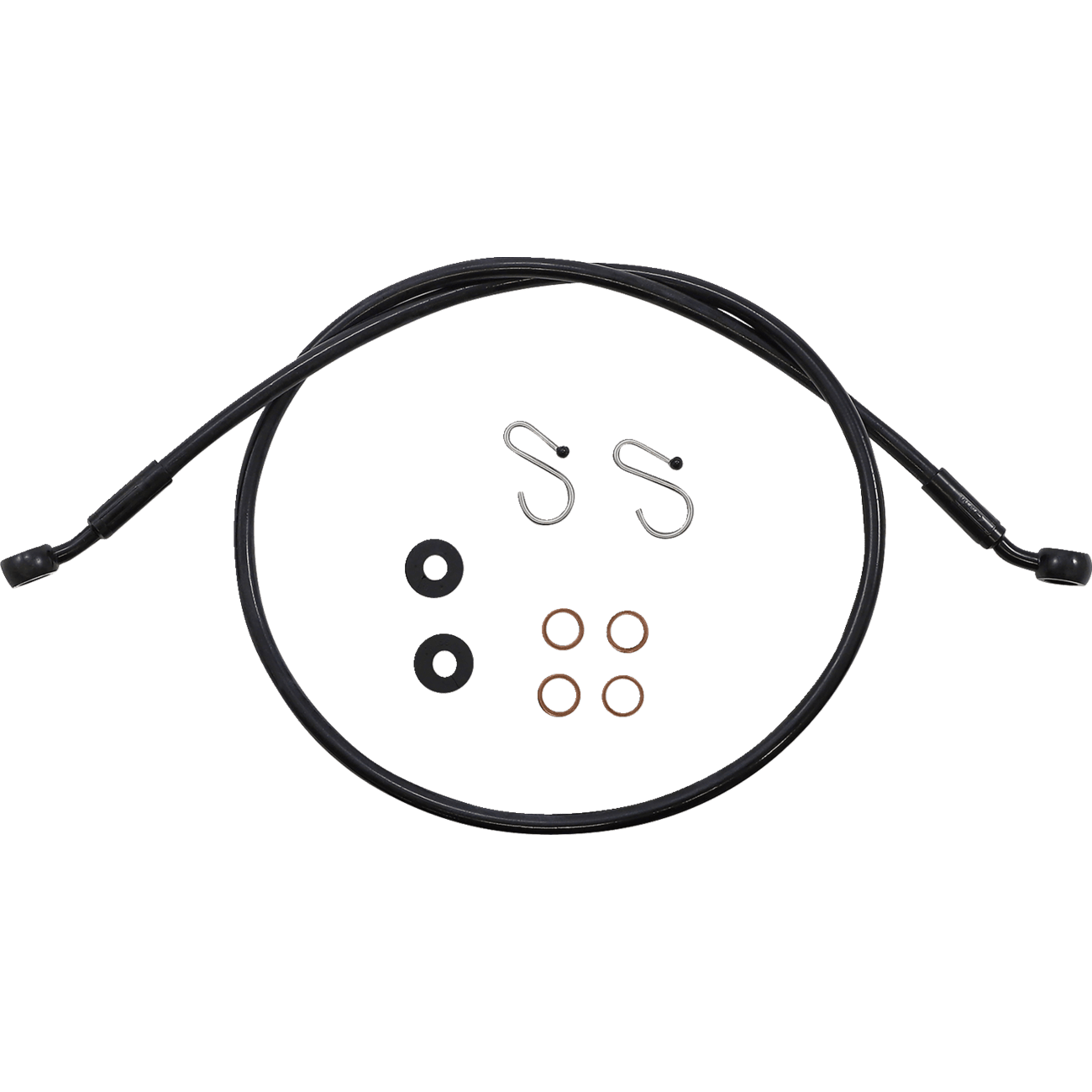 MAGNUM SHIELDING Brake Line Black Indian SBB060339