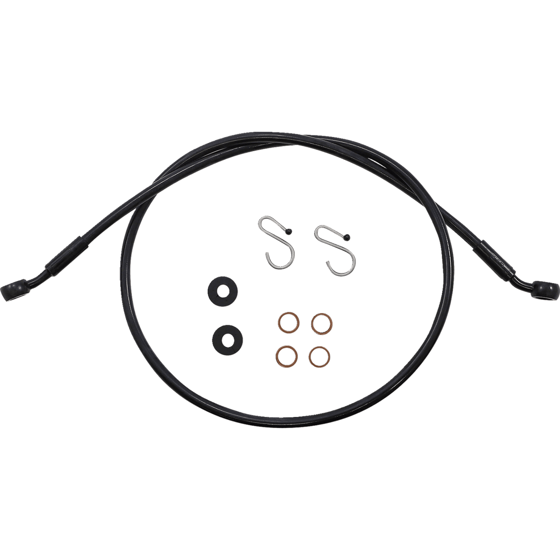 MAGNUM SHIELDING Brake Line Black Indian SBB060339