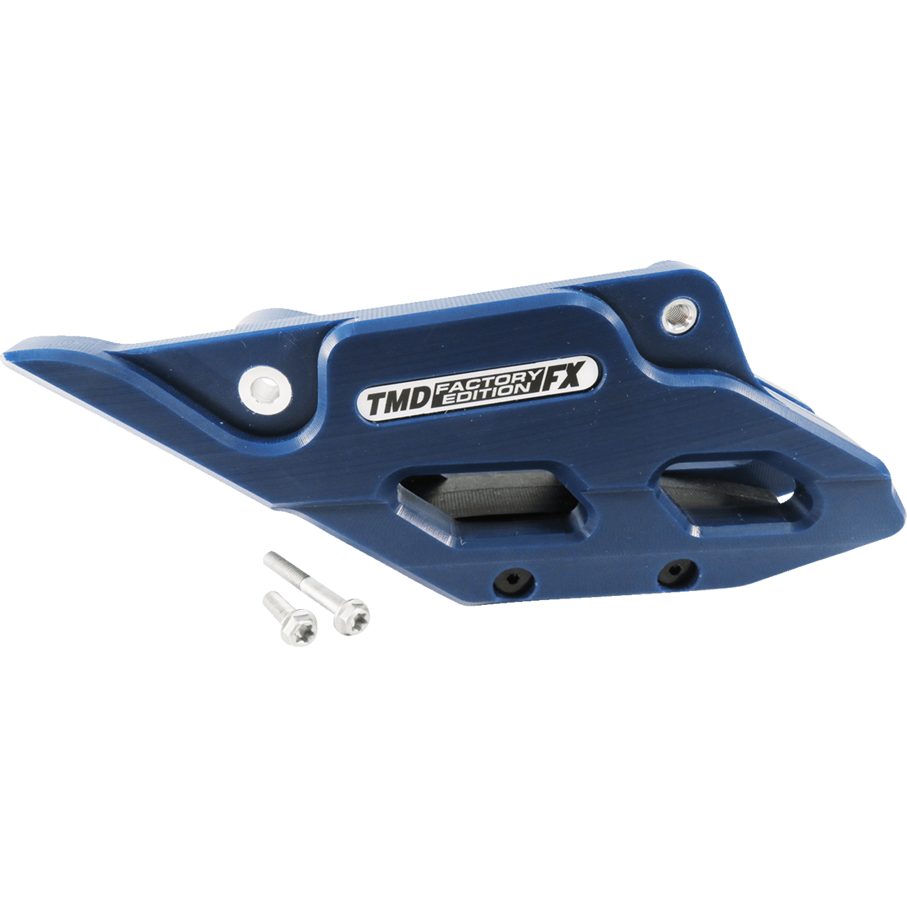 T.M. DESIGNWORKS Factory Edition Chain Guide With Replacement Wear Pad Blue RCGKT5BL2