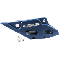 T.M. DESIGNWORKS Factory Edition Chain Guide With Replacement Wear Pad Blue RCGKT5BL2