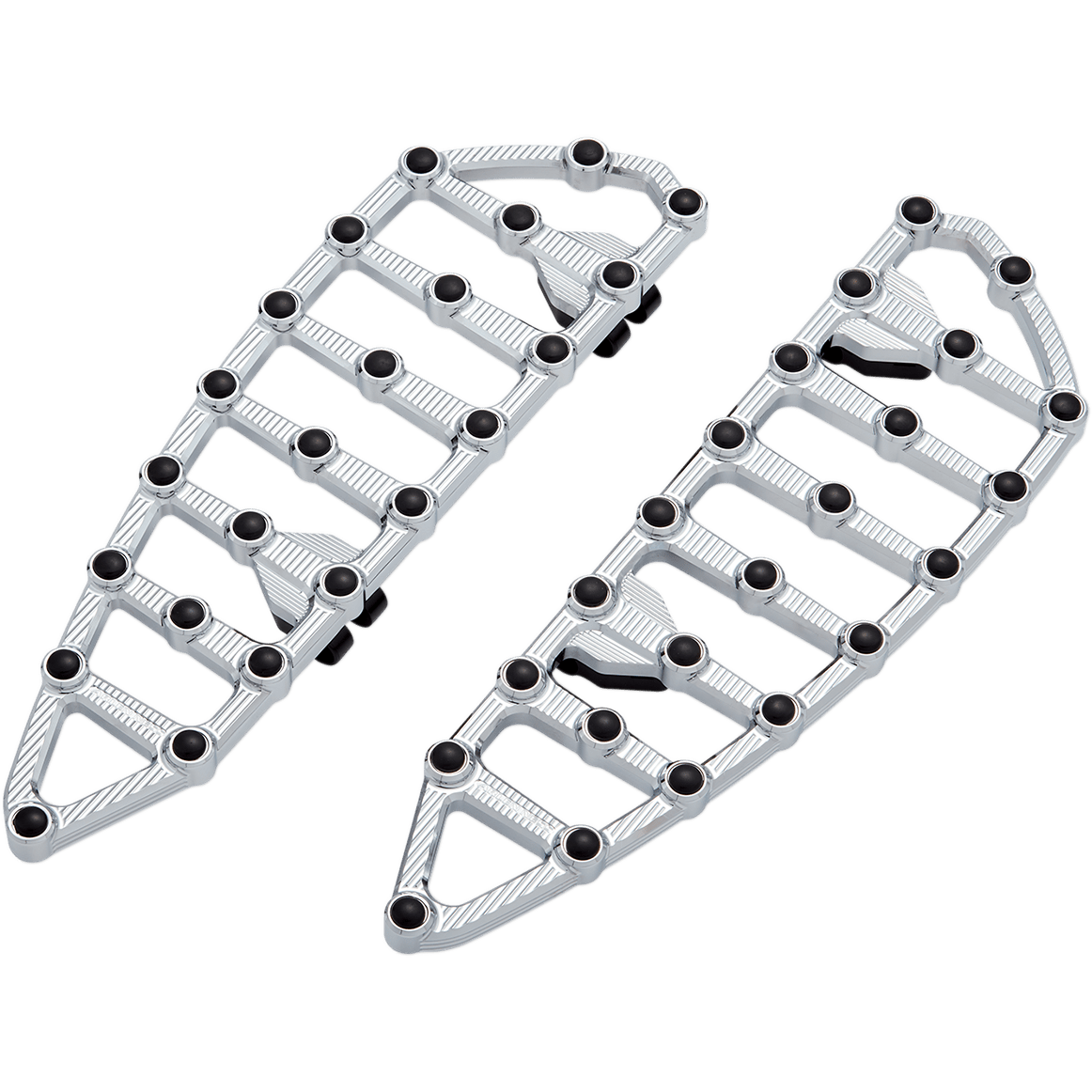 ARLEN NESS MX Driver Floorboards Chrome 06890