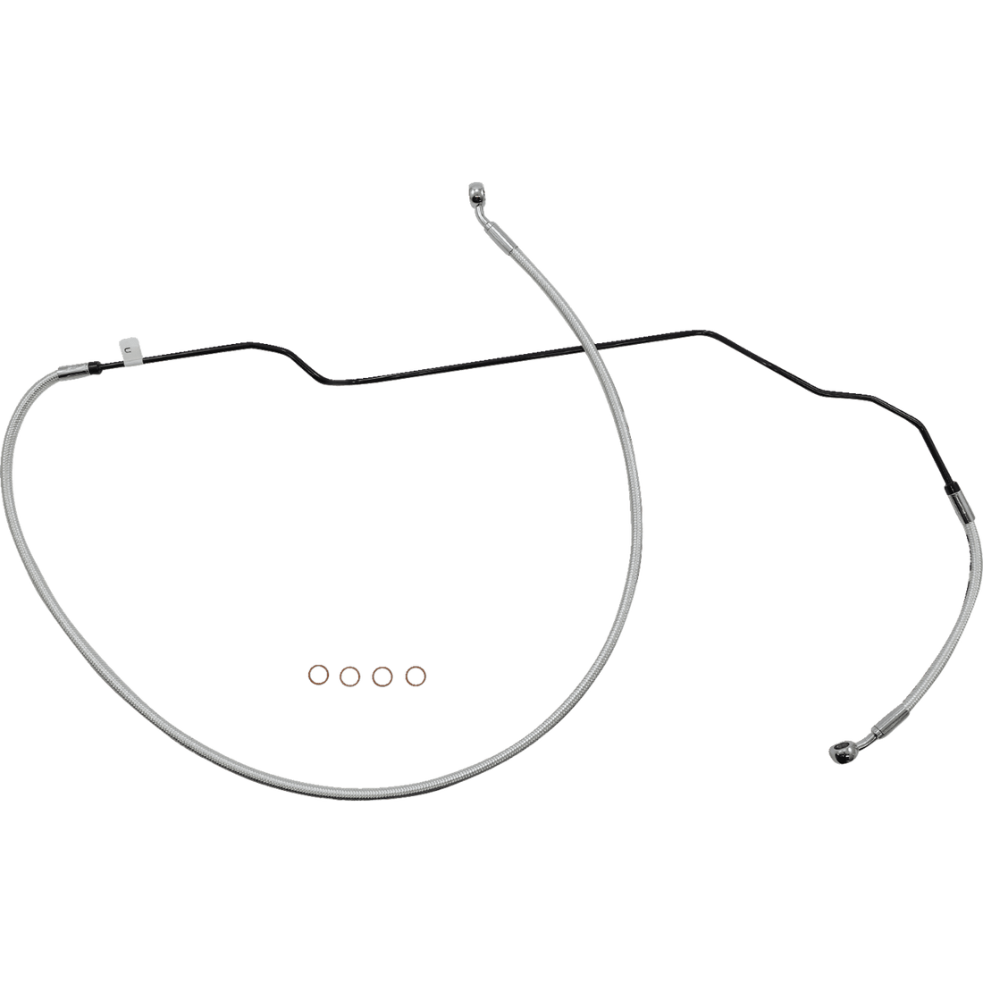 MAGNUM SHIELDING Brake Line Upper Sterling Chromite II AS375039