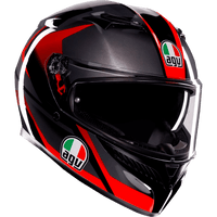 AGV K3 Helmet Striga Black/Gray/Red Small 2118381004018S