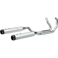 S&S CYCLE El Dorado Dual Exhaust System Chrome Black Thruster 5500677B