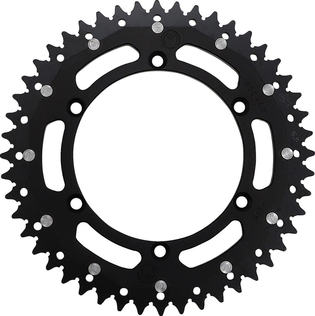 MOOSE RACING Dual Sprocket Black 48 Tooth