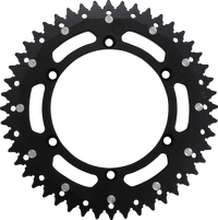 MOOSE RACING Dual Sprocket Black 48 Tooth