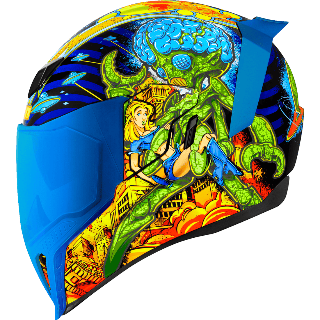 ICON Airflite™ Helmet Bugoid Blitz Blue XL