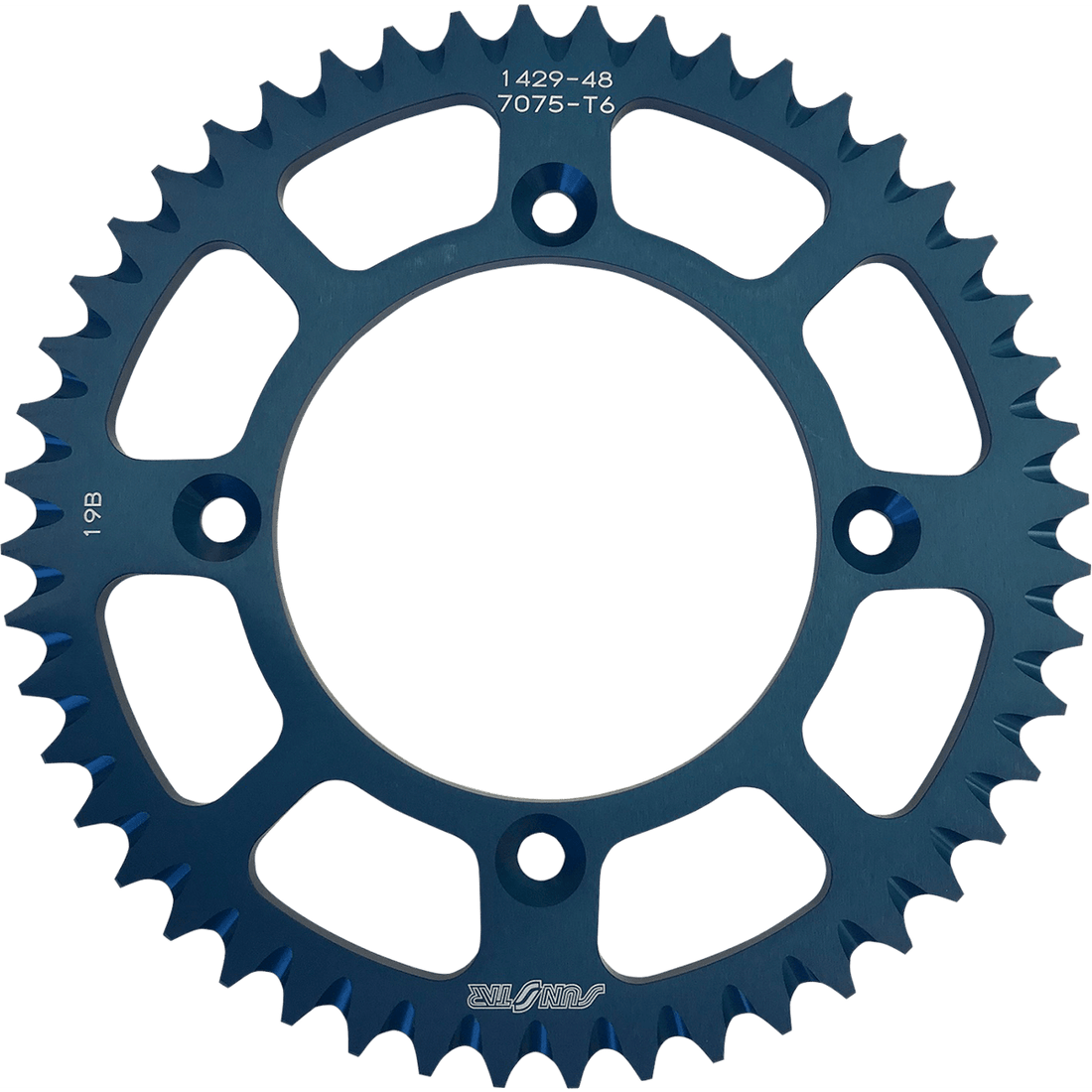 SUNSTAR SPROCKETS Rear Sprocket 48 Tooth YZ65 Works/Blue