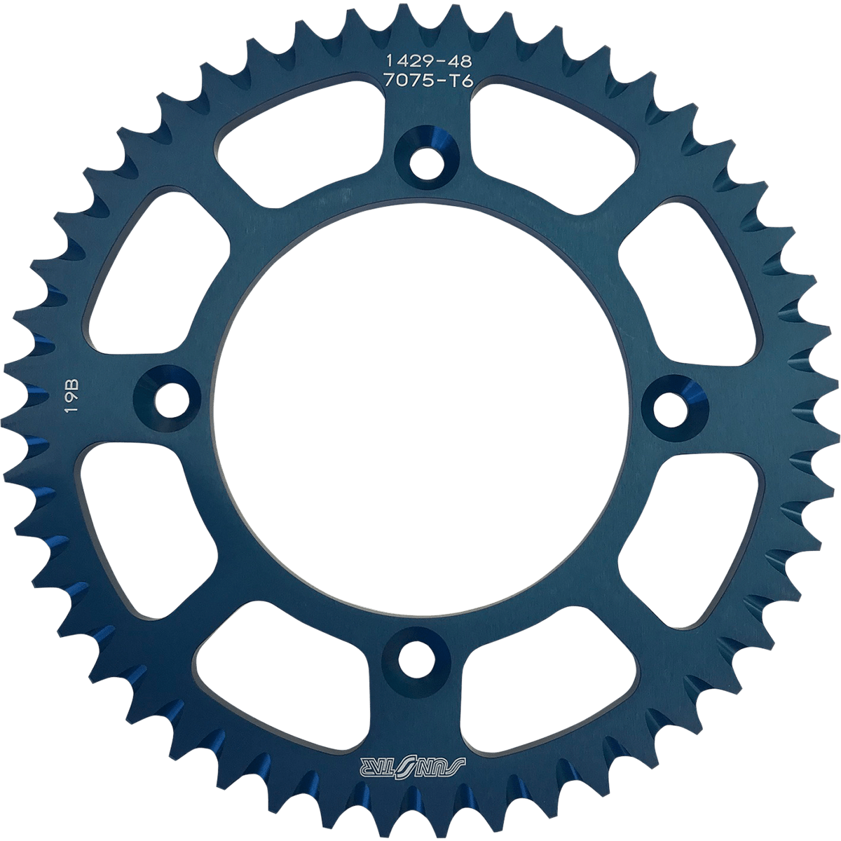 SUNSTAR SPROCKETS Rear Sprocket 48 Tooth YZ65 Works/Blue