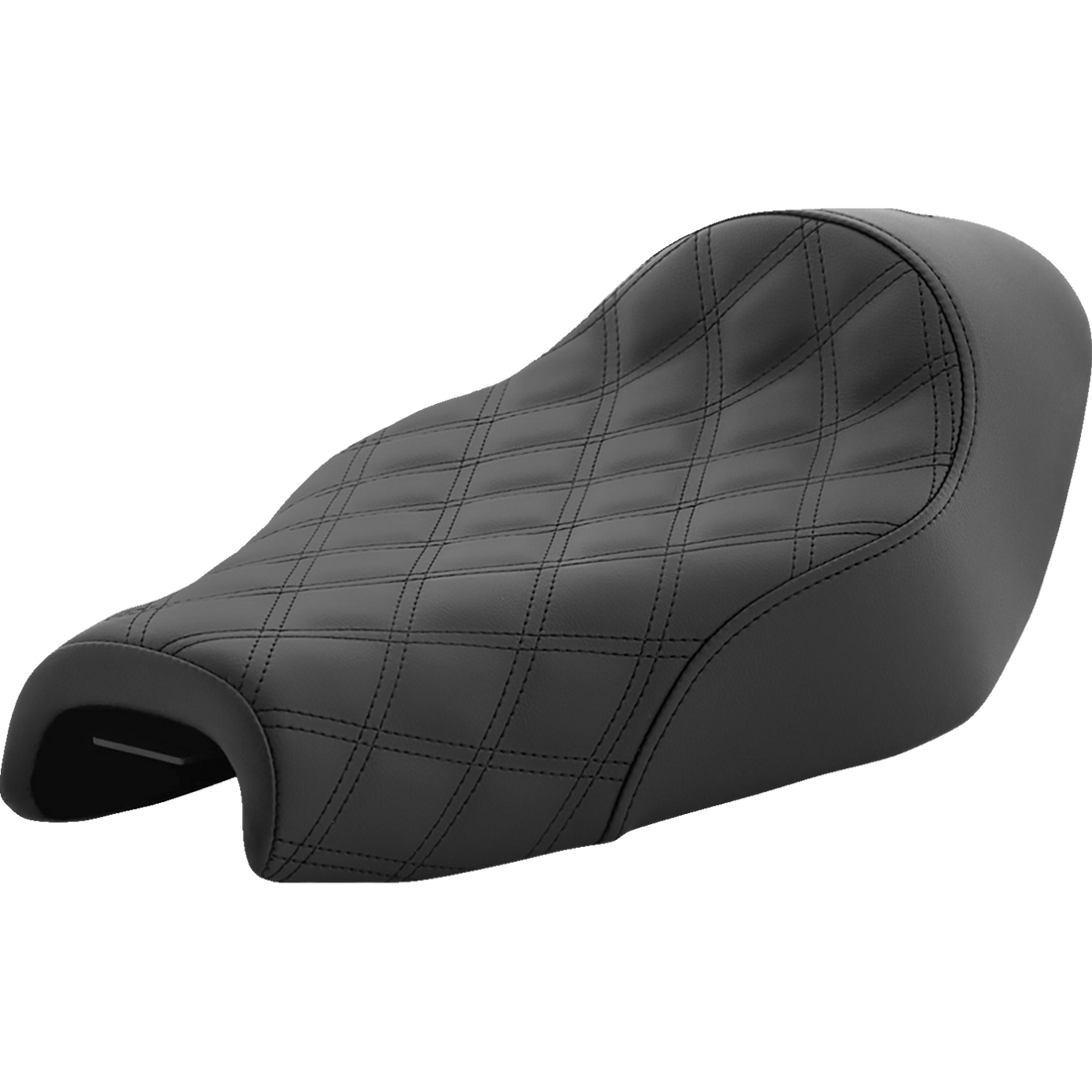 SADDLEMEN Renegade Solo Seat Lattice Stitched Black XL '04-'20 80703002LS