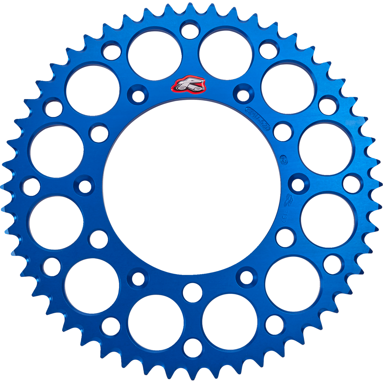 RENTHAL Rear Sprocket 52 Tooth Gas Gas/Husqvarna/Husaberg/KTM Blue 224U52052GPBU