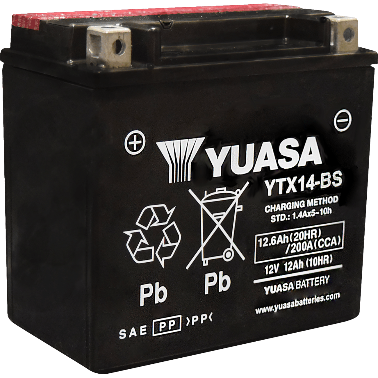 YUASA Battery YTX14BS YUAM3RH4SIND