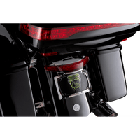 CIRO Taillight/License Plate Mount Red Lens Chrome