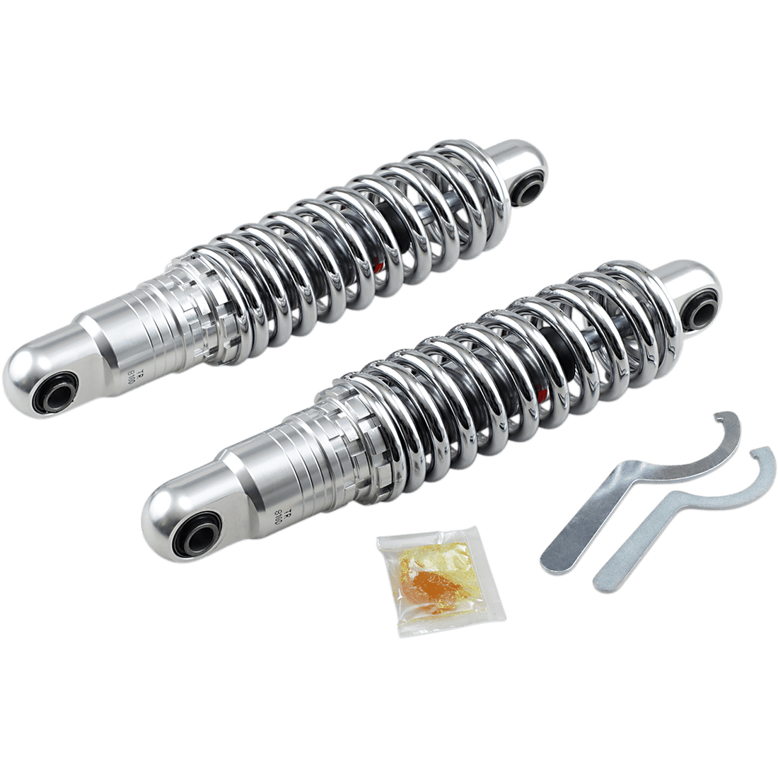 DRAG SPECIALTIES SHOCKS Premium Ride-Height Adjustable Shocks Chrome Heavy Duty 12"