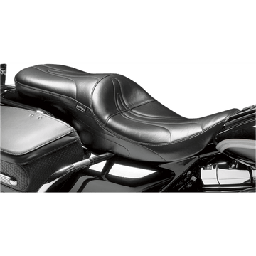 LE PERA Sorrento 2-Up Seat Stitched Black FL '08-'23 LK907RZ