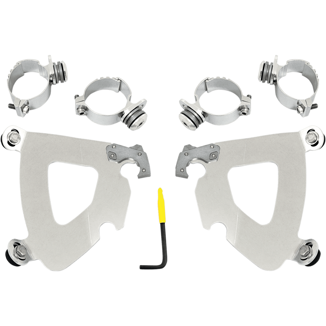 MEMPHIS SHADES Gauntlet Mounting Kit Polished FXD MEK1993