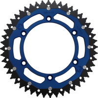 MOOSE RACING Dual Sprocket Blue 48 Tooth