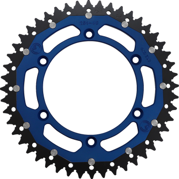 MOOSE RACING Dual Sprocket Blue 48 Tooth